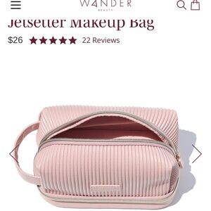 Wander Beauty Jet setter makeup bag